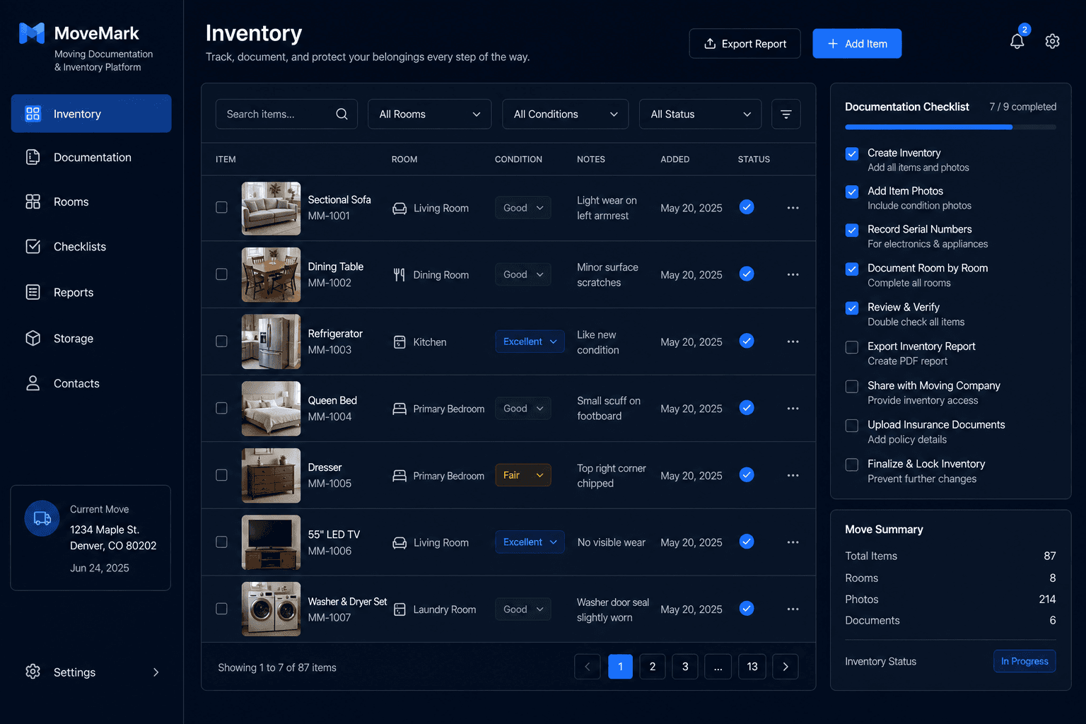 MoveMark product preview